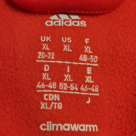 Adidas Climawarm Hoody - Heather Red - Picture 9 of 10
